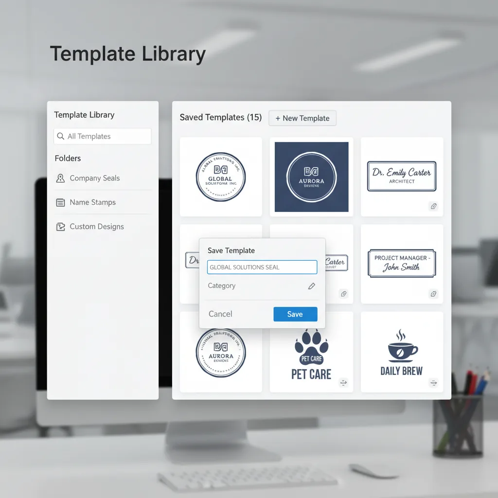 Save and reuse templates preview