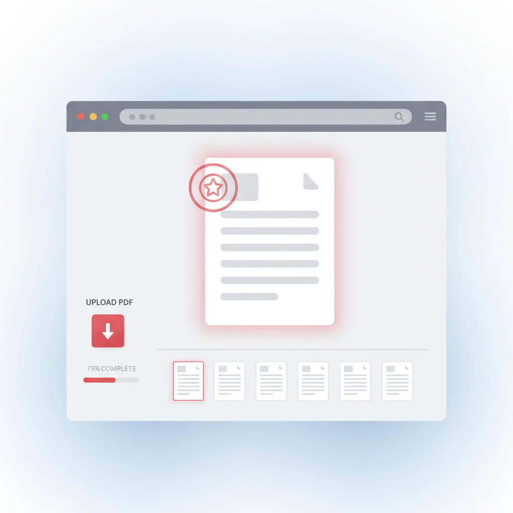 PDF upload and preview preview