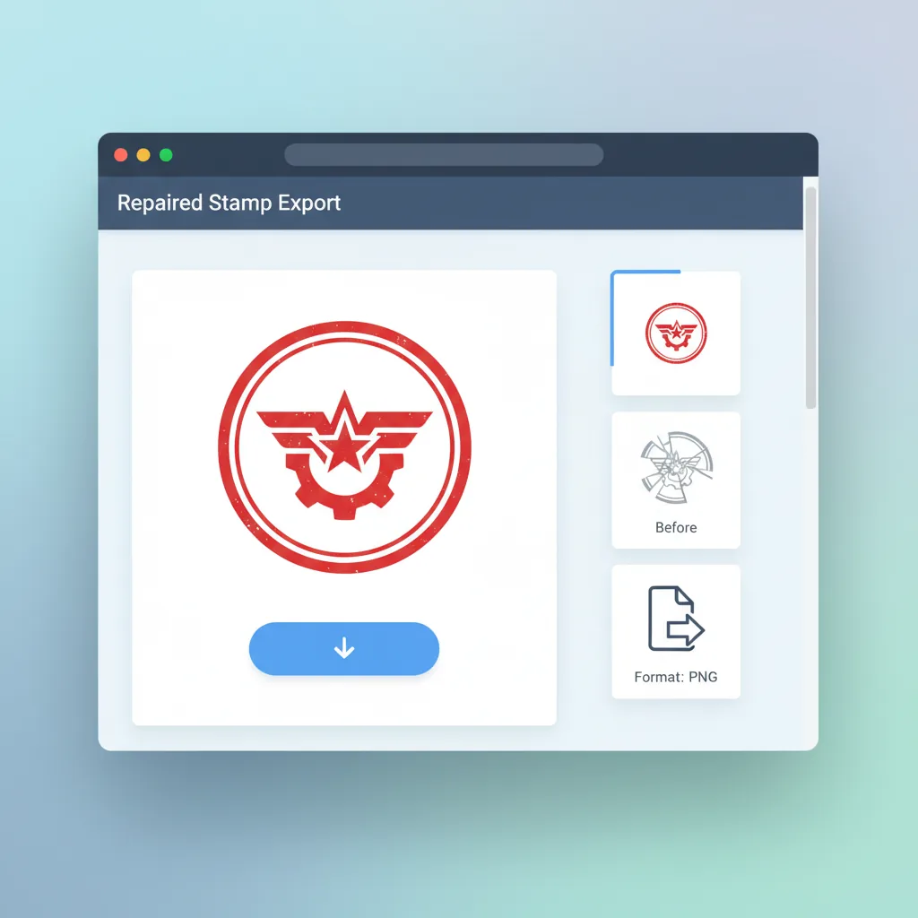 Export options preview