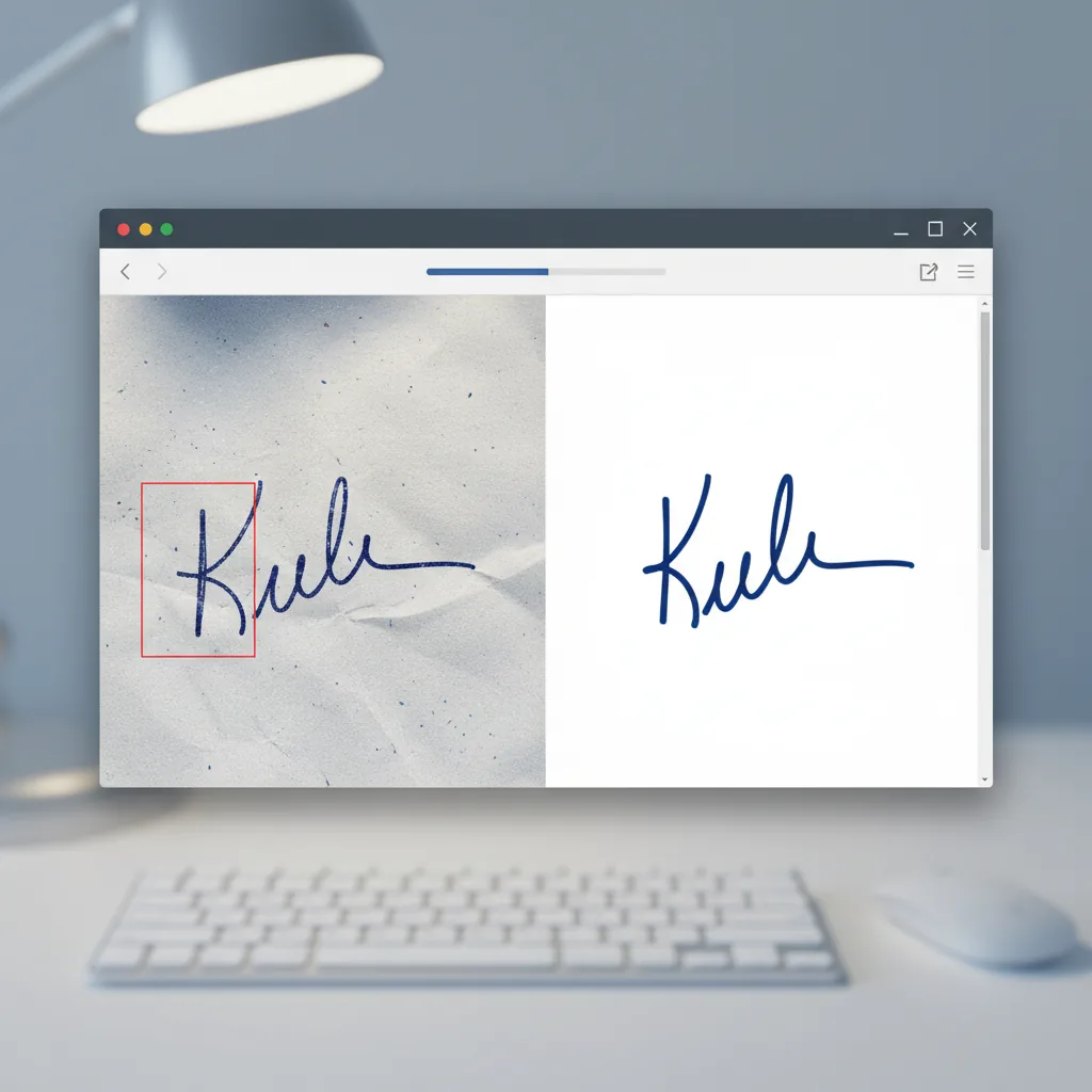 Scan cleanup preview
