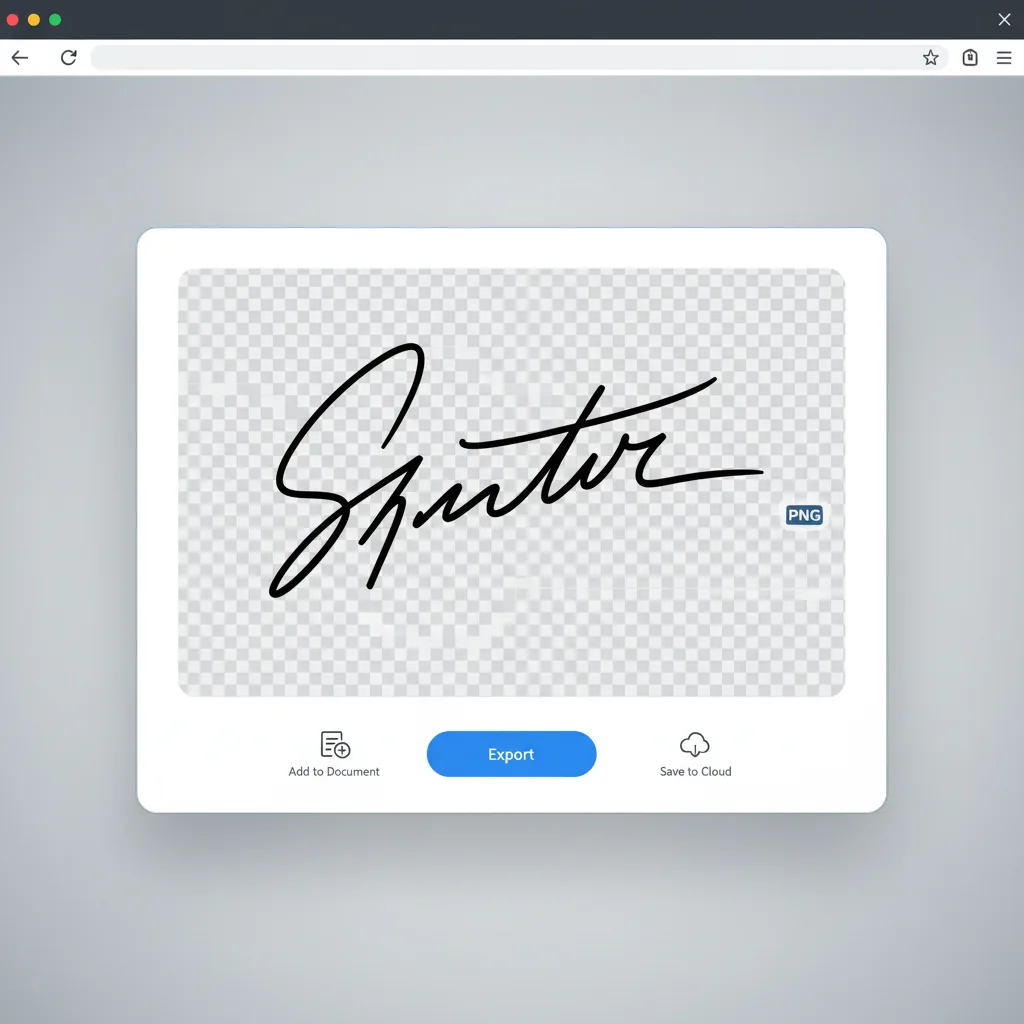 Transparent export preview