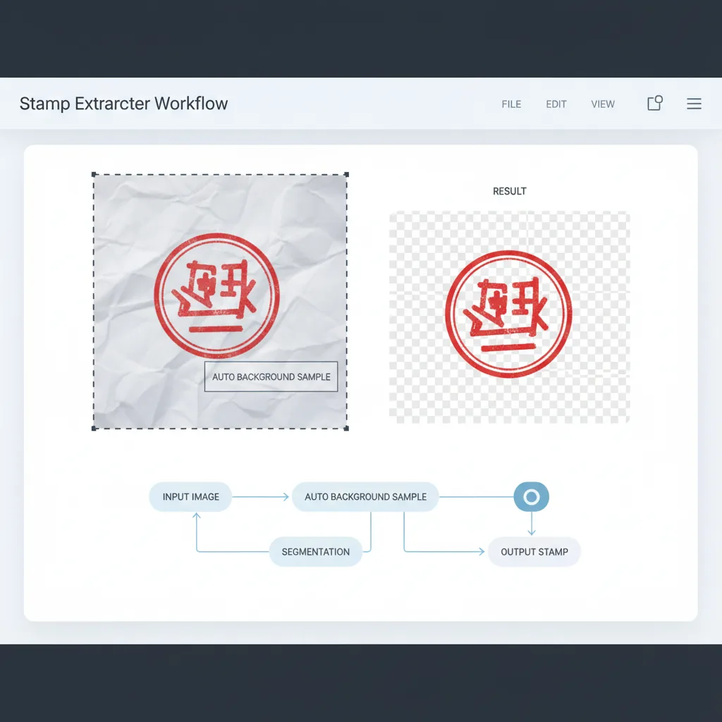 Background sampling preview