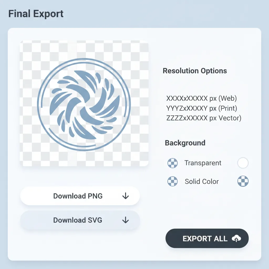 Download options preview