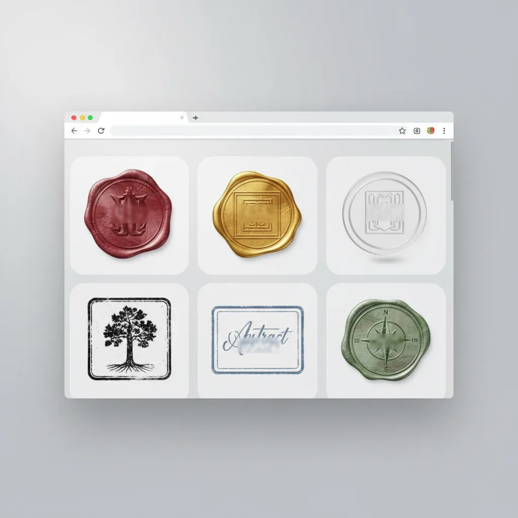 Style selection preview