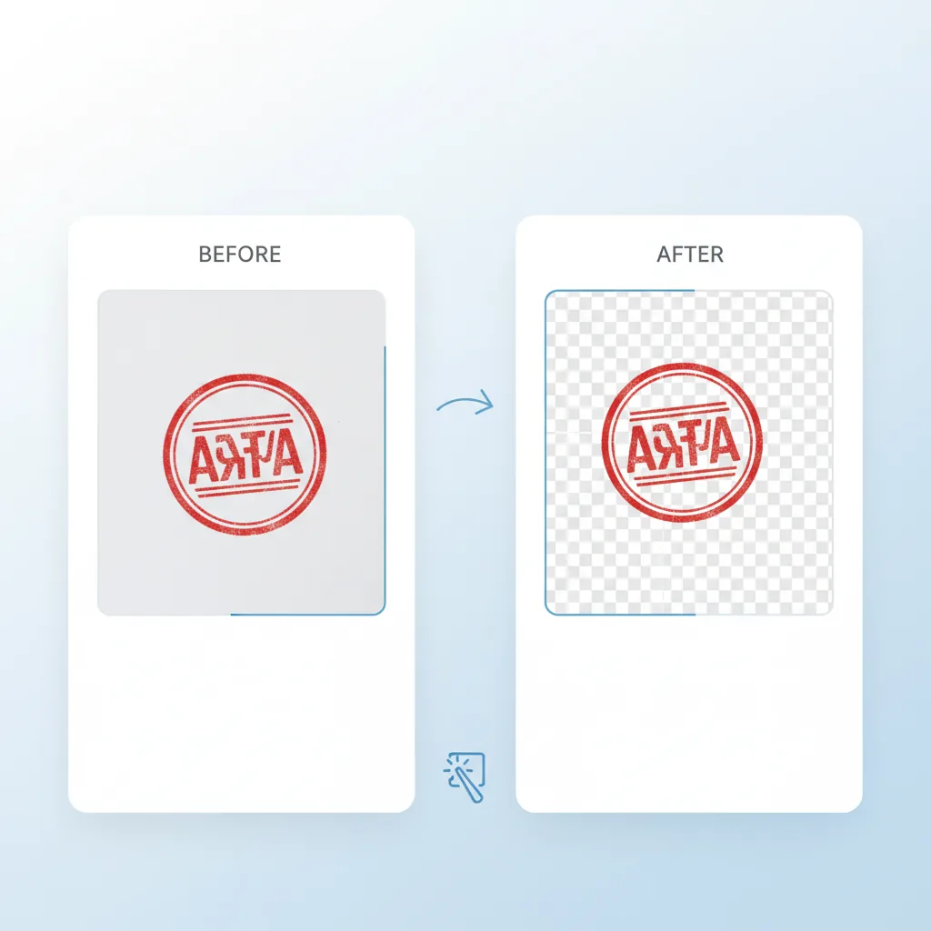 Transparent PNG extraction preview