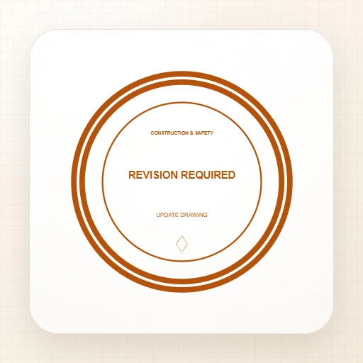 قالب ختم دائري (الشركات): REVISION REQUIRED Round Stamp