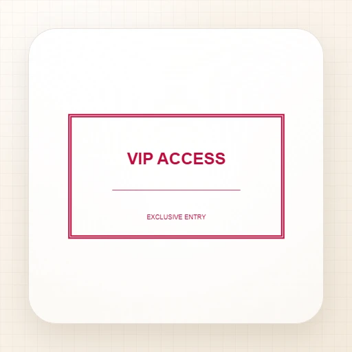 rectangular Wedding stamp template: VIP ACCESS Rectangle Stamp
