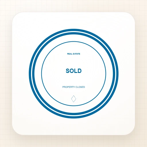 SOLD Round Stamp stamp template preview