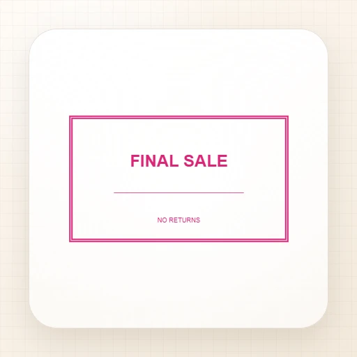 rectangular Digital stamp template: FINAL SALE Rectangle Stamp