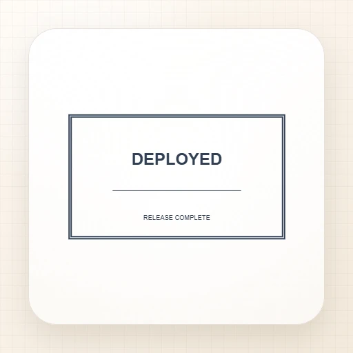 DEPLOYED Rectangle Stamp 도장 템플릿 미리보기