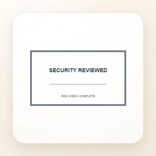 직사각형 디지털 도장 템플릿: SECURITY REVIEWED Rectangle Stamp