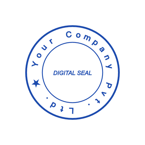round Company stamp template: Custom Stamp Online Design - №33815