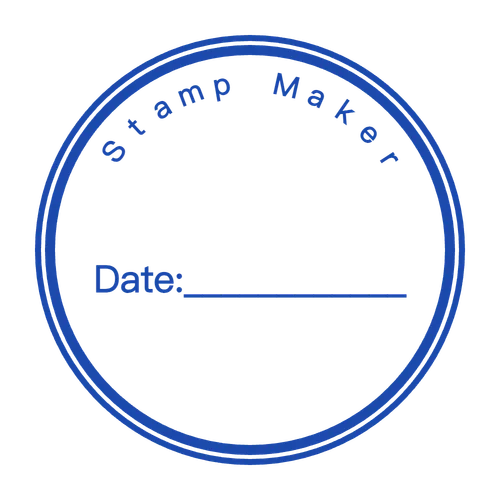 round Company stamp template: Legal Seal Maker for Documents (Online) - №9587465