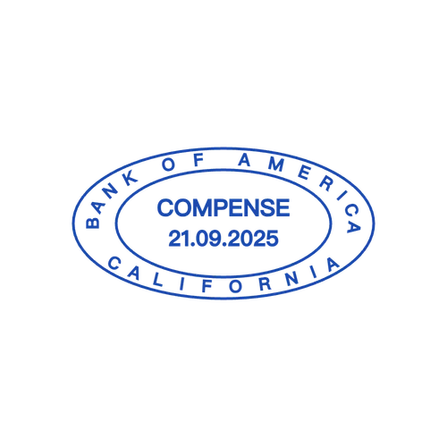 round Company stamp template: bank stamps maker (Online) - №679574