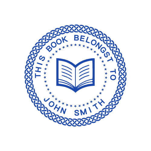 round Company stamp template: library Stamp Design Maker Online - №91858