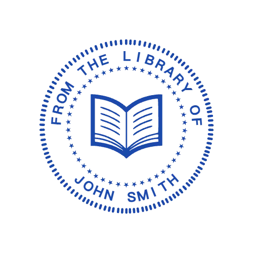 round Company stamp template: library Stamp Design Maker Online - №82035