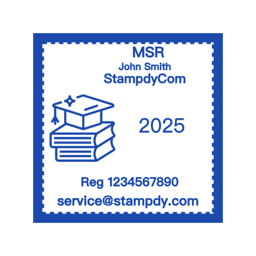 square Seal stamp template: Stampdy Corporate Compliance Square Seal