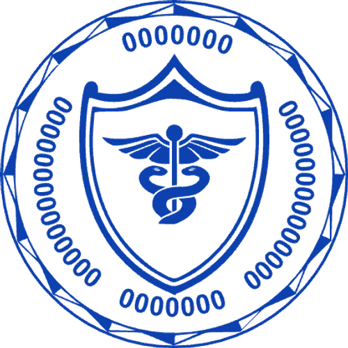 round Company stamp template: Dual-Ring Medical Stamp with ID Fields - №842199