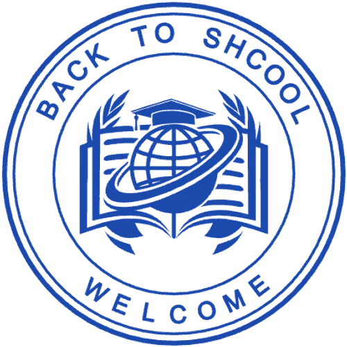 round Company stamp template: Welcome back-to-school round stamp from stamp maker - №3491783