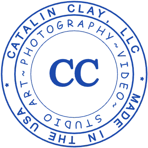 round Company stamp template: Catalin Clay LLC CC Studio Seal - stamp maker