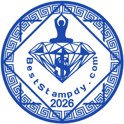 round Company stamp template: 2026 Diamond Frame Seal - stamp generator online