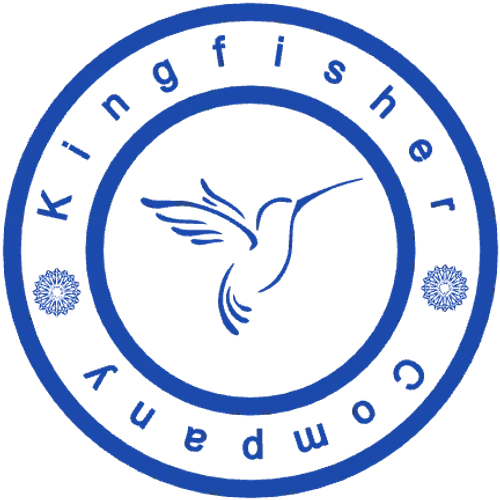 round Company stamp template: Kingfisher Company Round Seal - stamp online