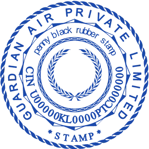 圆形公司印章模板：Guardian Air Private Limited Company Seal - online stamp maker