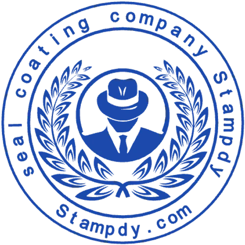 圆形公司印章模板：Seal Coating Company Inspector Seal - stamp maker online