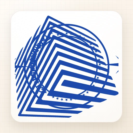 round Logo stamp template: Rubber Stamp for Company Logo - №5601613