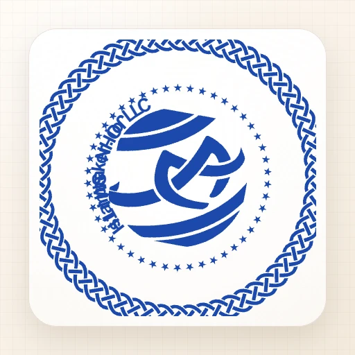 round Logo stamp template: Maker Stamp for Company Logo - №869214