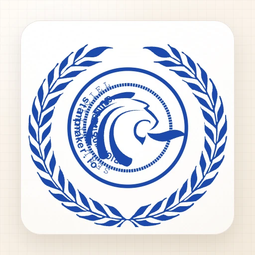 round Logo stamp template: Official Seal Stamp Template - Stamp Maker Online