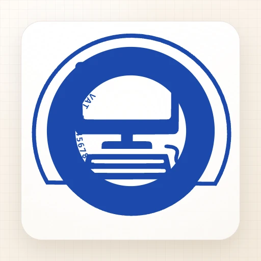 round Company stamp template: Company seal template from stamp online - №1347362