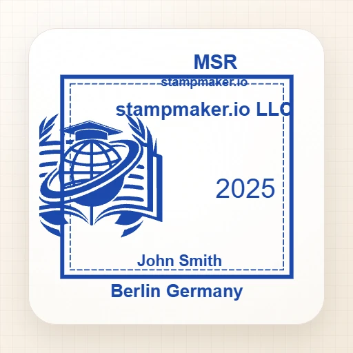 square Seal stamp template: Square office stamp — online stamp maker · 81124